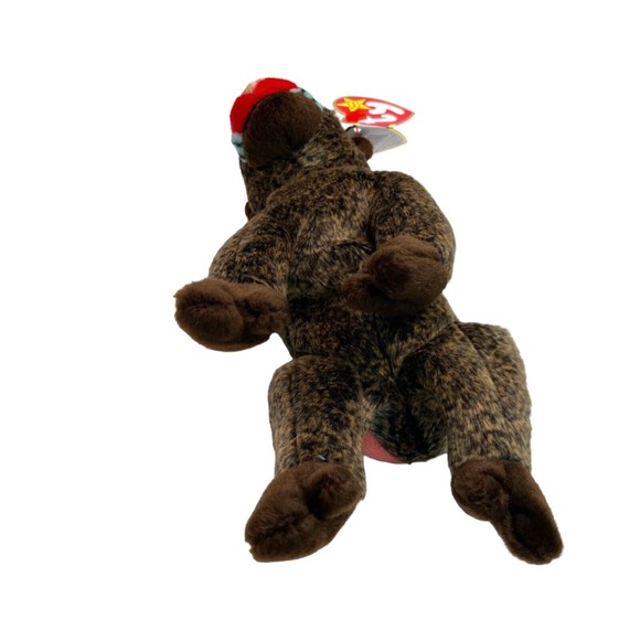 BEANIE BABIES Cheeks the Baboon Retired 1999 NWT - Picture 13 of 14